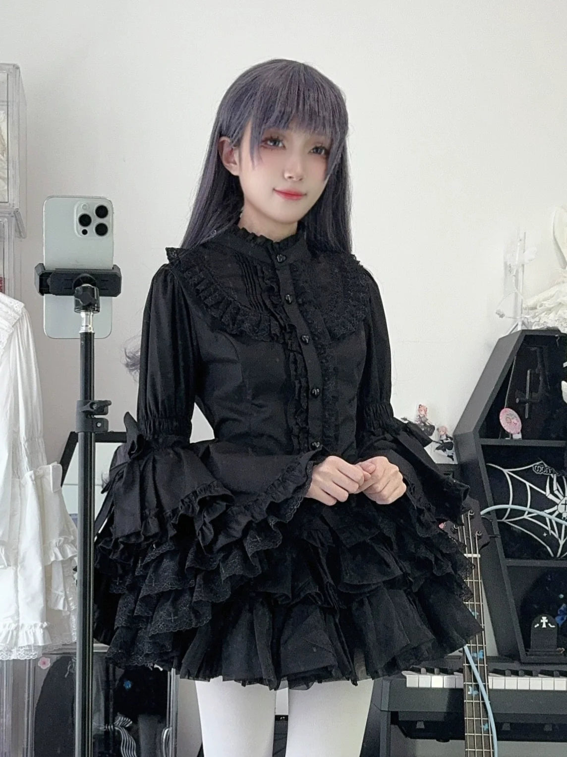 Twilight Zone - Sweet Lolita Blouse Princess Sleeve Shirt Inner Wear