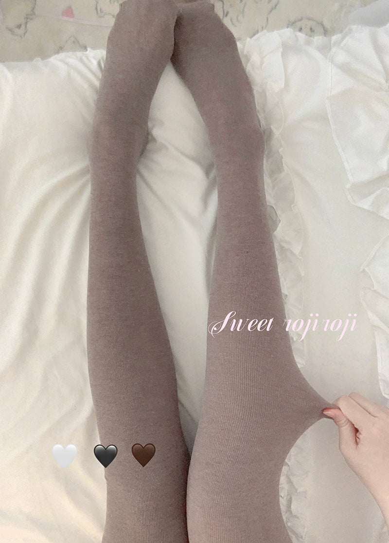 Roji roji - Cotton Lolita Pantyhose Thickened Winter Pantyhose Leggings