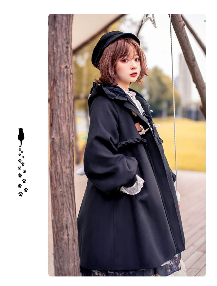 Fairy Cat - Sweet Lolita Coat Autumn and Winter Lolita Outwear