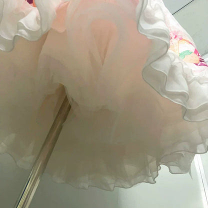 Hanguliang - Daily Lolita Petticoat 35CM White Short Soft Yarn Pannier for Summer