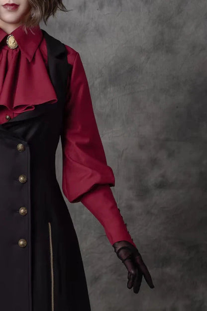 Vancy - Drunken Dreams - Vintage Lolita Dress Mutton Sleeve Shirt