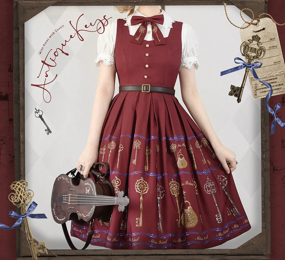 Miss Point - Antique Key - Elegant Lolita JSK Retro Lolita Dress