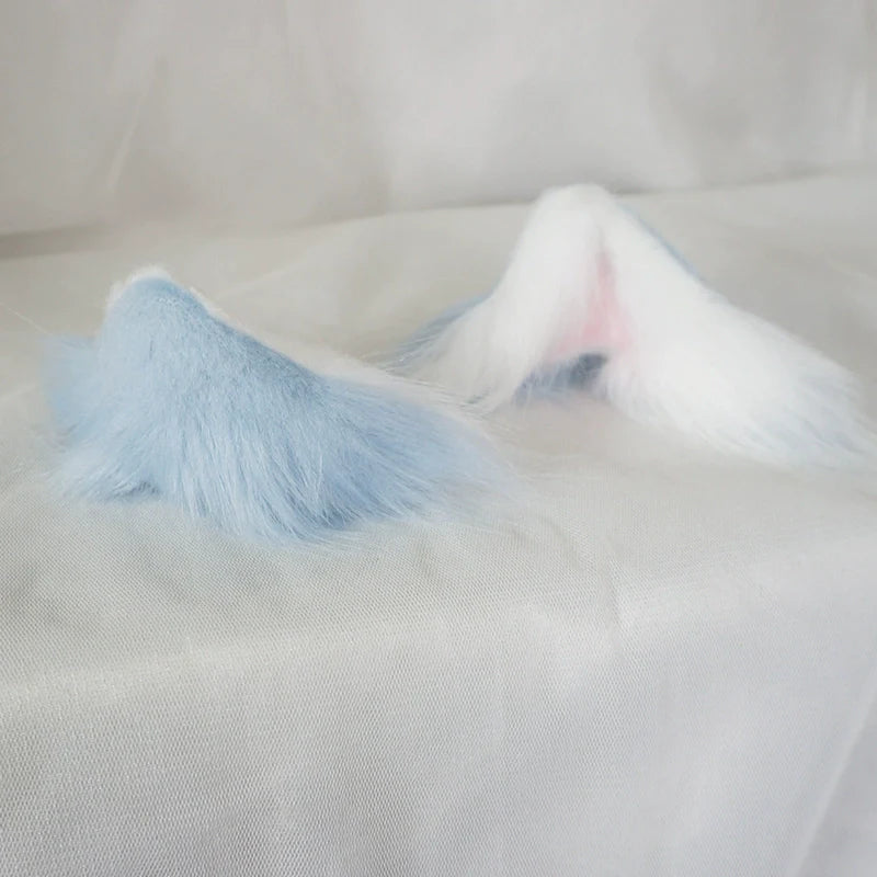MaoJiang Handmade - Sweet Lolita Headdress Cat Ear Hair Clips