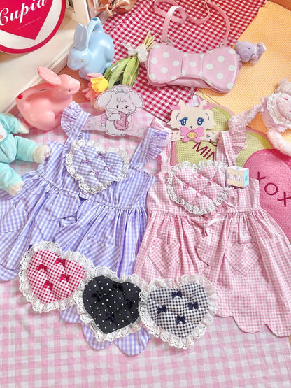 Fluff Mollie - Bean Breakfast - Sweet Lolita Overskirt Daily Daily Petaled Skirt
