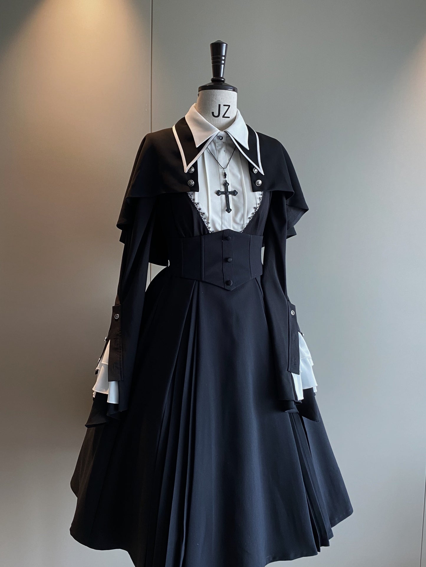 Susin Lolita - Cross Praise - Nun Style Gothic Lolita Dress and Blouse