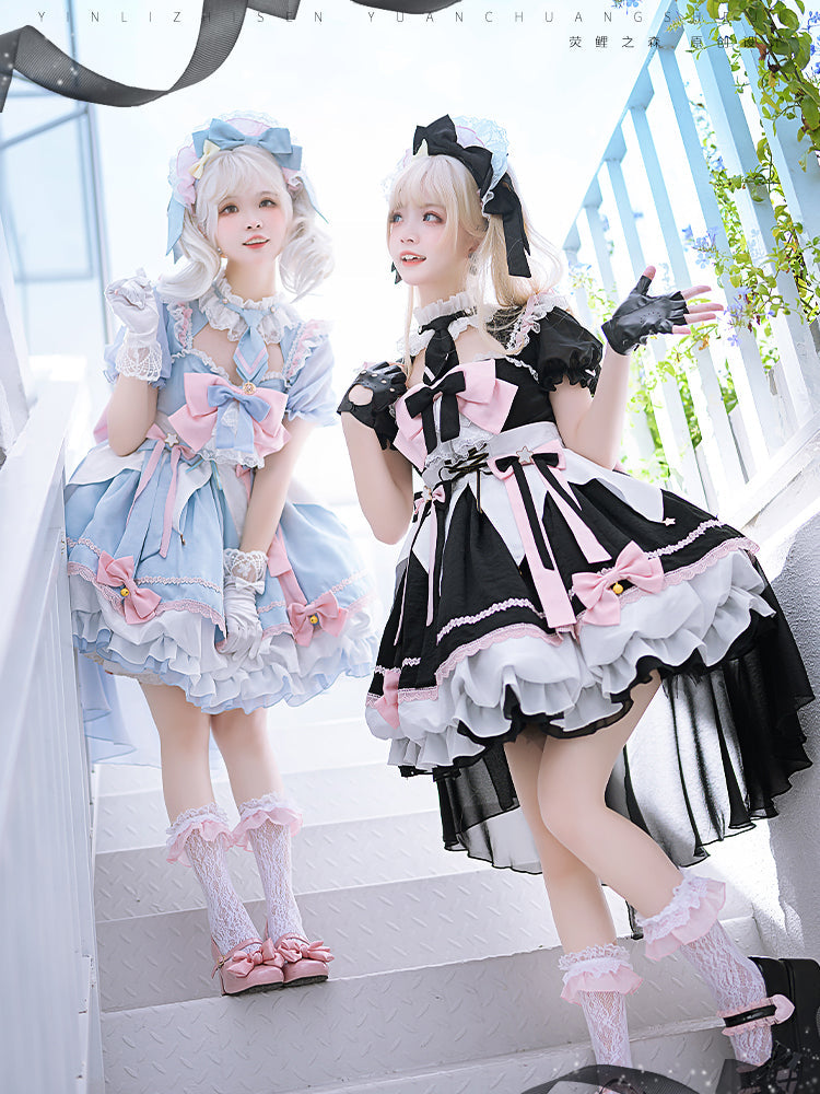 Forest Fluorescent Carps - Magic Girl Gorgeous Lolita OP