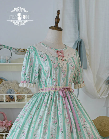Miss Point - Customized Elegant Lolita OP Dress Cute Daily Girl Short Lolita Dress