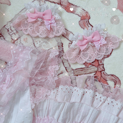 Cheese Cat - Sweet and Happy Flower Limited Lolita Cuff