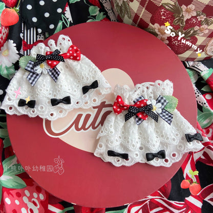 Bear Doll - Original Cute Lolita Bow Cuffs