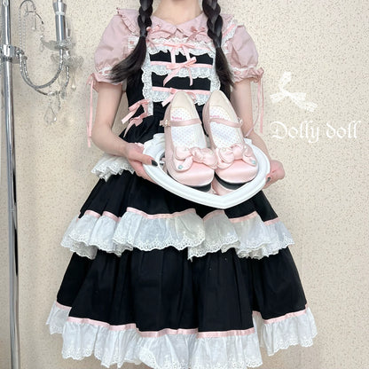 Dolly Doll - Little Fat Ding - Sweet Lolita Shoes Low Heel Round-toe Shoes