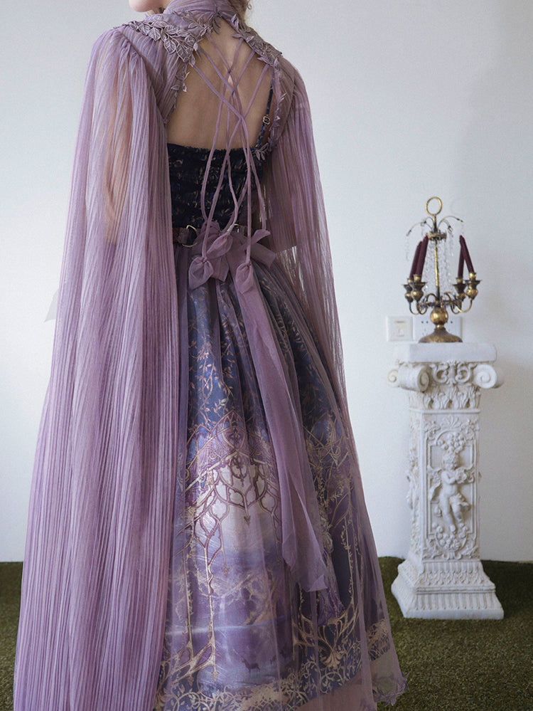 FunCcino - Dense Forest Corridor - Elegant Lolita Blouse and Cape