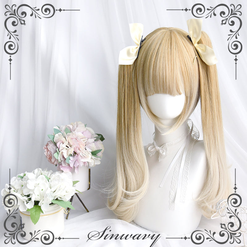 Sinwavy - Pandora's Box - Lolita Short Wig with Cute Double Ponytails