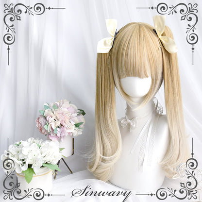 Sinwavy - Pandora's Box - Lolita Short Wig with Cute Double Ponytails