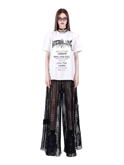 Original LOGO print loose T-shirt【s0000002541】