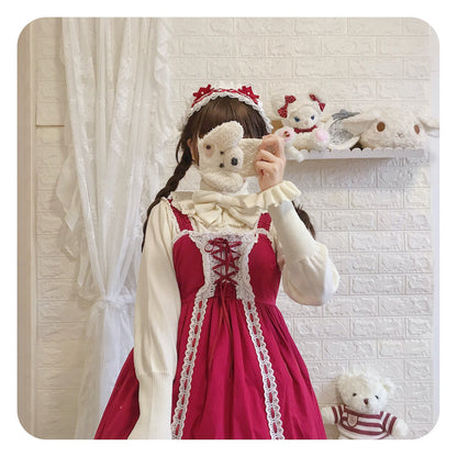 PPX STUDIO - Sweet Lolita Woolen Sweater Multicolors