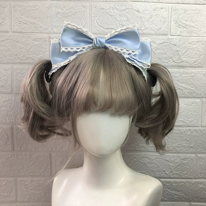 Qingyi Handmade - Sweet Lolita KC Multicolor Bow Lolita Headwear