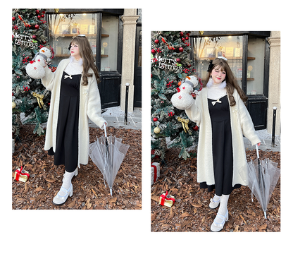 Yingtang - Sweet Lolita Coat Plus Size Lolita Dress Set