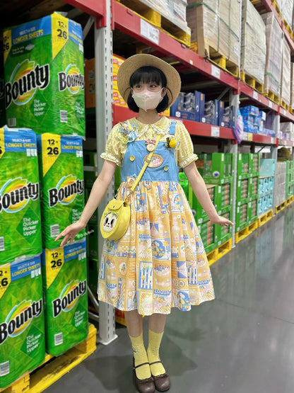 Miss Point - Daisy Lemon - Kawaii Lolita Lemon Print JSK Customized