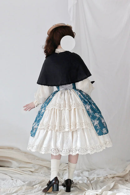Miss Point - Customized Vintage Lolita Skirt Elegant Pullover Fishbone SK