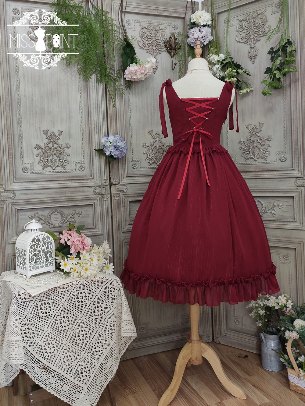 Miss point - Rhine Riverside - French Vintage Chiffon Lolita JSK