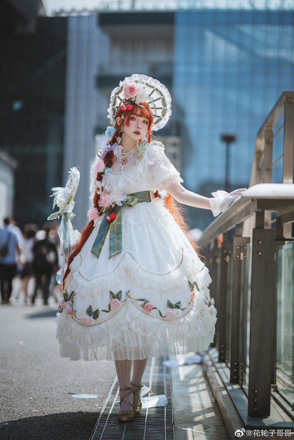 Rose of Sharon - Theresa - Vintage Wedding Lolita Necklace