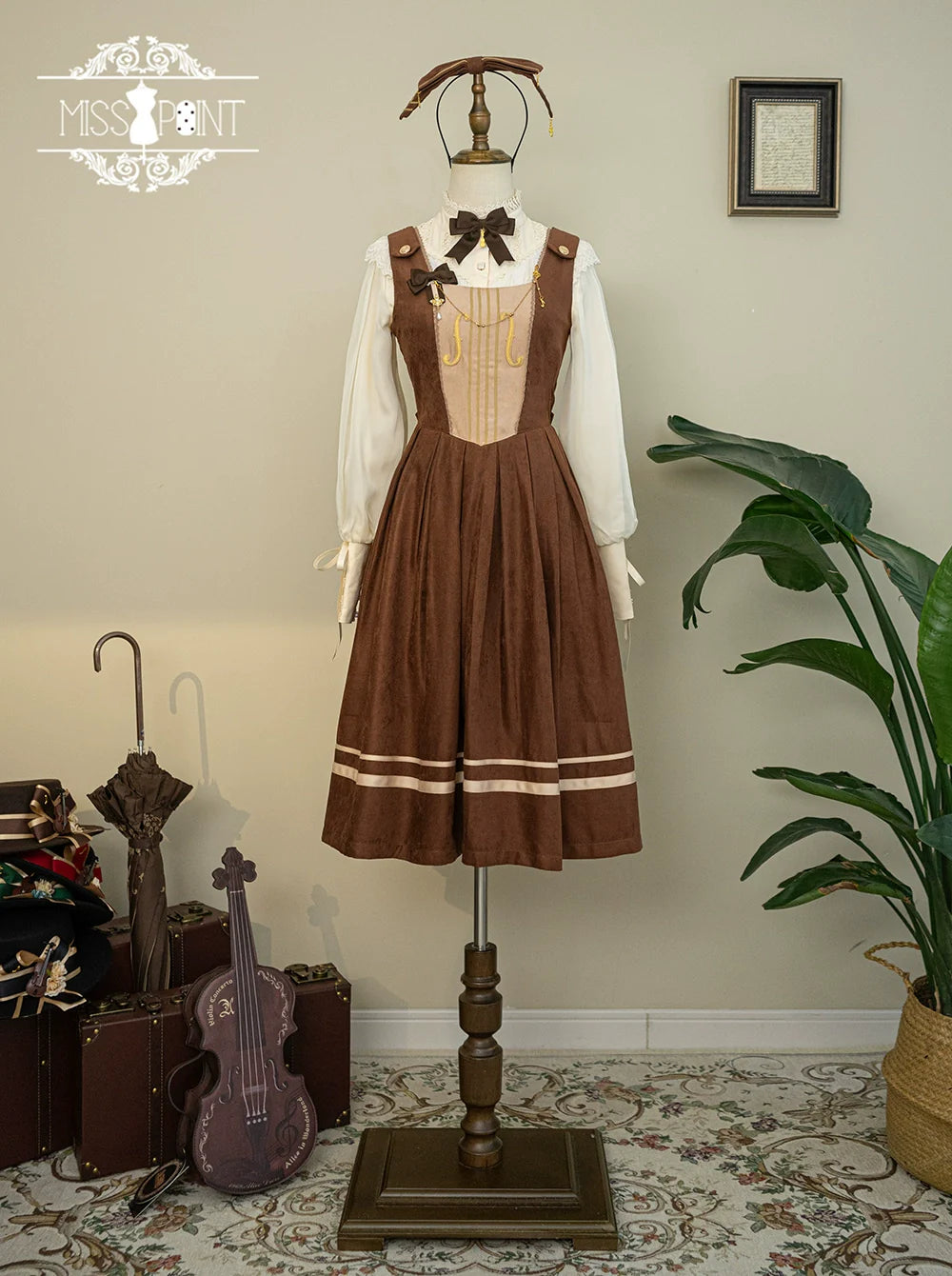 Miss Point - Customized Lolita Jumper Dress - Elegant College Lolita JSK