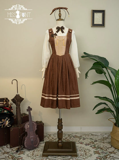 Miss Point - Customized Lolita Jumper Dress - Elegant College Lolita JSK