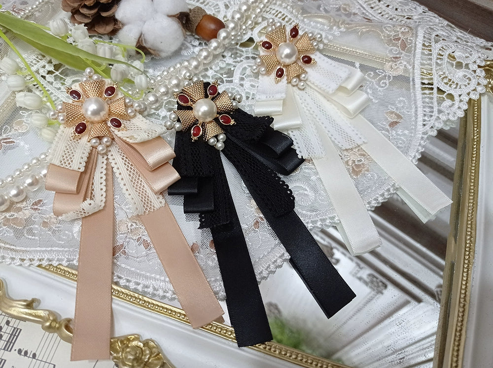 Miss Point - Rose Doll - Elegant Lolita Brooch Lolita Lapel Pin Multicolors