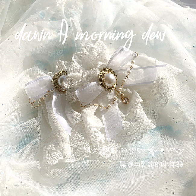 Dawn and Morning - Flower Wedding Lolita Accessories Headdress Set