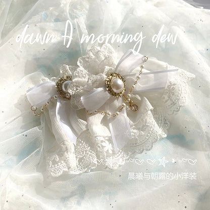 Dawn and Morning - Flower Wedding Lolita Accessories Headdress Set