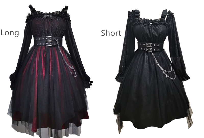 Your Princess - Gothic Lolita High Waist Black Dress