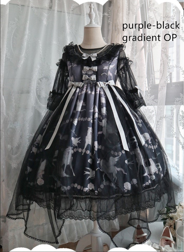Confession Balloon - Unicorn - Sweet Lolita Dress and blouse Multicolors