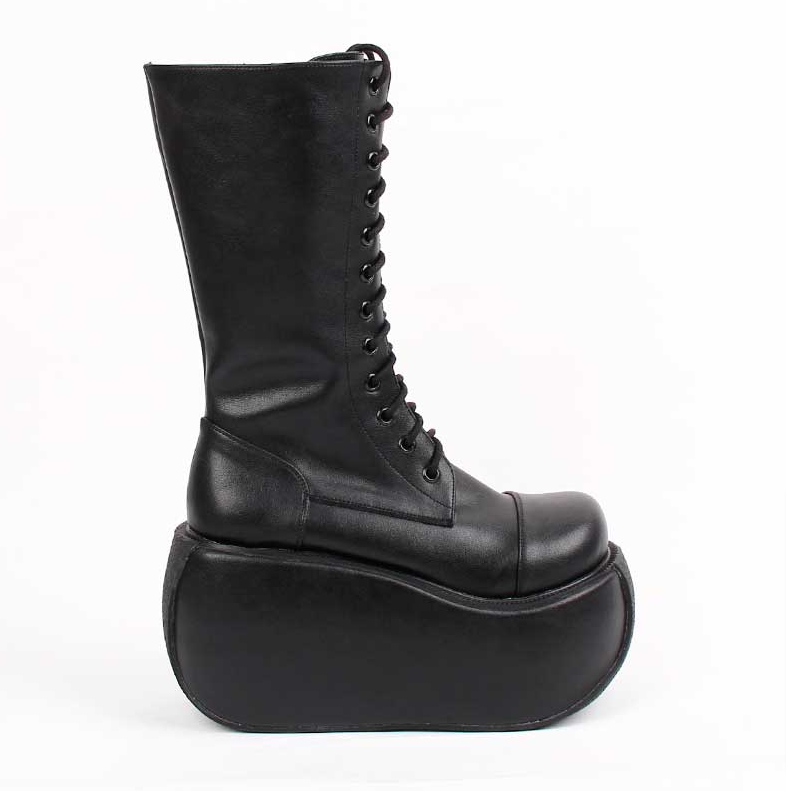 Angelic Imprint - Fashion Crossover Strap Punk Lolita Boots