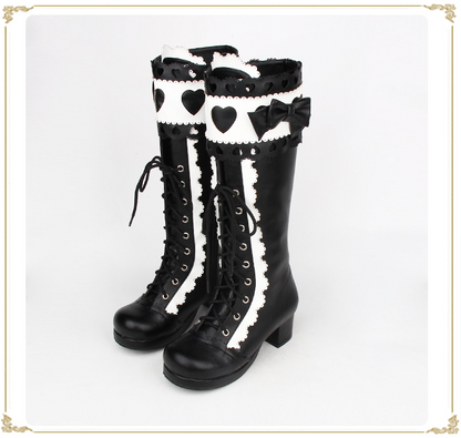 Angelic Imprint - Sweet Multicolor Thick Heel Lolita Boots