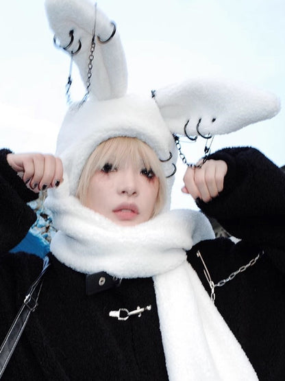 Rebellious Rabbit Scarf Hat【s0000004222】