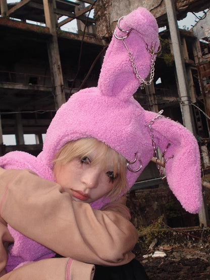 Rebellious Rabbit Scarf Hat【s0000004222】