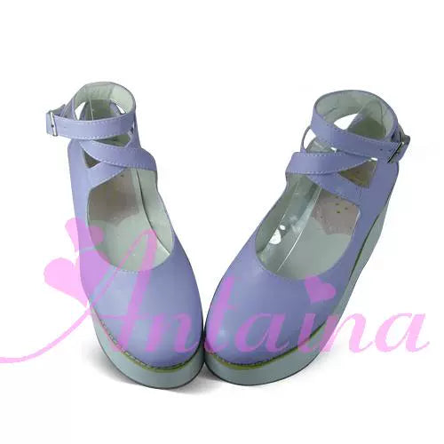 Antaina - Punk Lolita High Platforms Shoes Lolita Ankle Strap Shoes