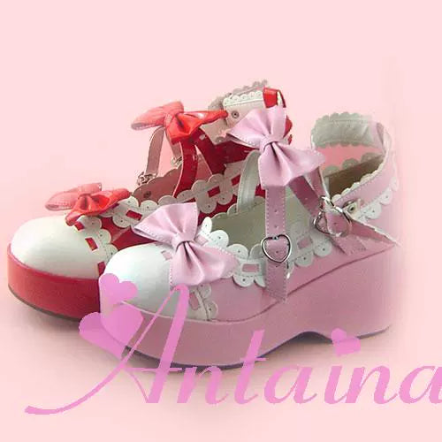 Antaina - Sweet Lolita Shoes Platform Shoes Multicolor
