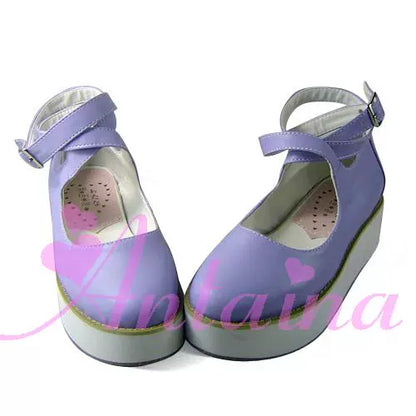 Antaina - Punk Lolita High Platforms Shoes Lolita Ankle Strap Shoes