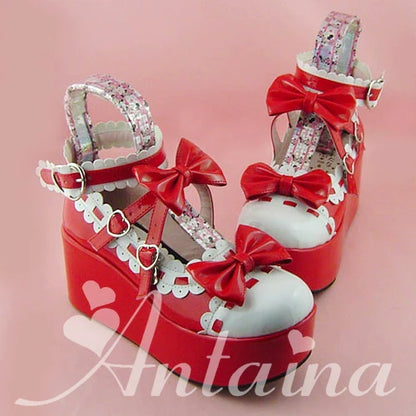 Antaina - Sweet Lolita Shoes Platform Shoes Multicolor