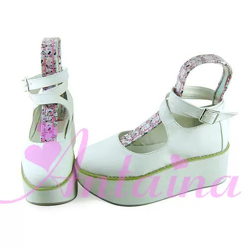 Antaina - Punk Lolita High Platforms Shoes Lolita Ankle Strap Shoes