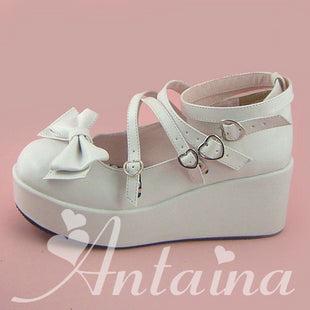 Antaina - Lolita Bow Platform Shoes Multiple Colors