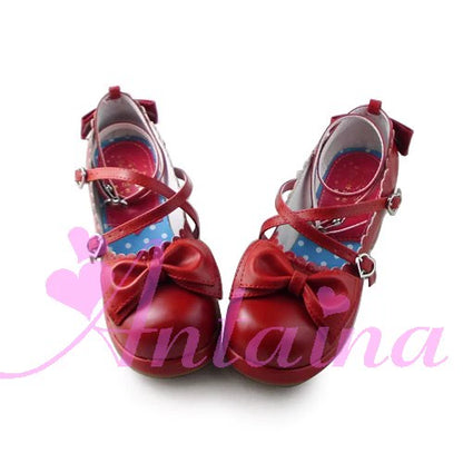 Antaina - Sweet Chunky Heels Lolita Shoes Size 37-40