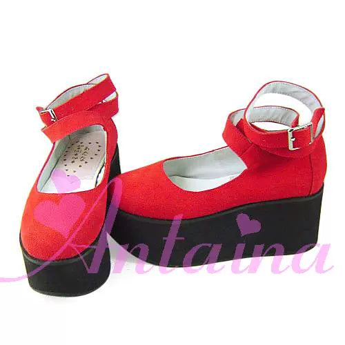 Antaina - Punk Lolita High Platforms Shoes Lolita Ankle Strap Shoes