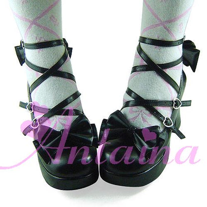 Antaina - Popular Japanese Lolita Bow Strap Multiple Colors