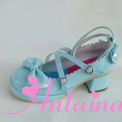 Antaina - Sweet Chunky Heels Lolita Shoes Size 37-40