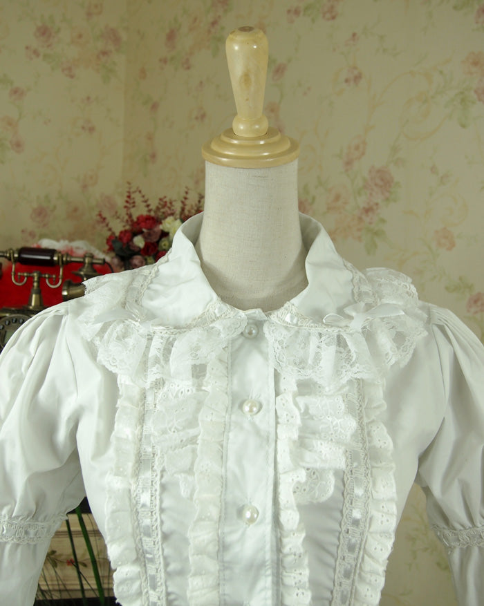 Lace Garden - Retro Lolita Princess Winter Shirt