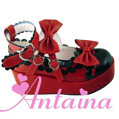 Antaina - Sweet Lolita Shoes Platform Shoes Multicolor