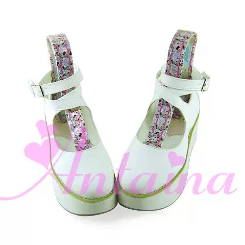 Antaina - Punk Lolita High Platforms Shoes Lolita Ankle Strap Shoes