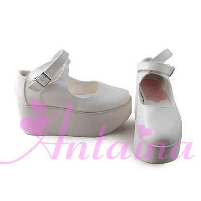 Antaina - Punk Lolita High Platforms Shoes Lolita Ankle Strap Shoes